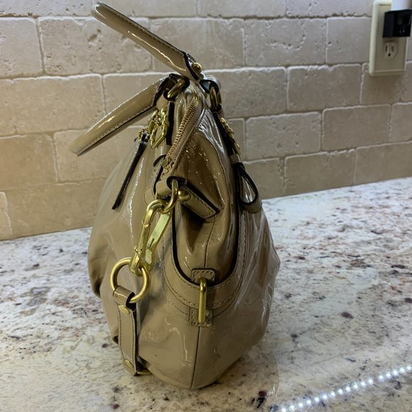 Coach Madison Patent Sophia Satchel  - Camel - Picture 4 of 14
